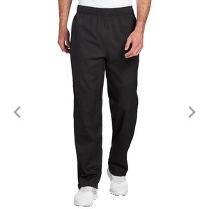 Men’s Rain Pants - golf, hike, outdoor rain pants (Large, Black).
